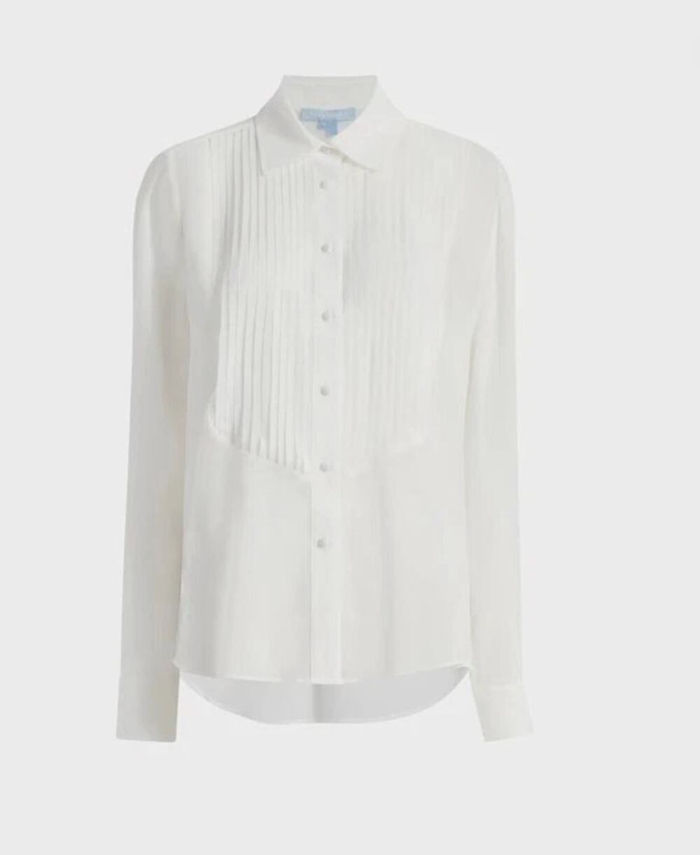 Hill House Home The Millie Top in Ivory Georgette size XXL